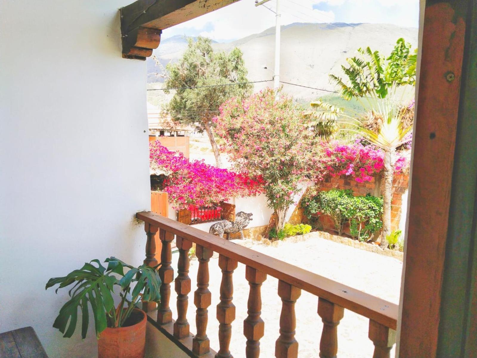 Hostal Balcon De Anita Rancho Tranquera Villa de Leyva Dış mekan fotoğraf