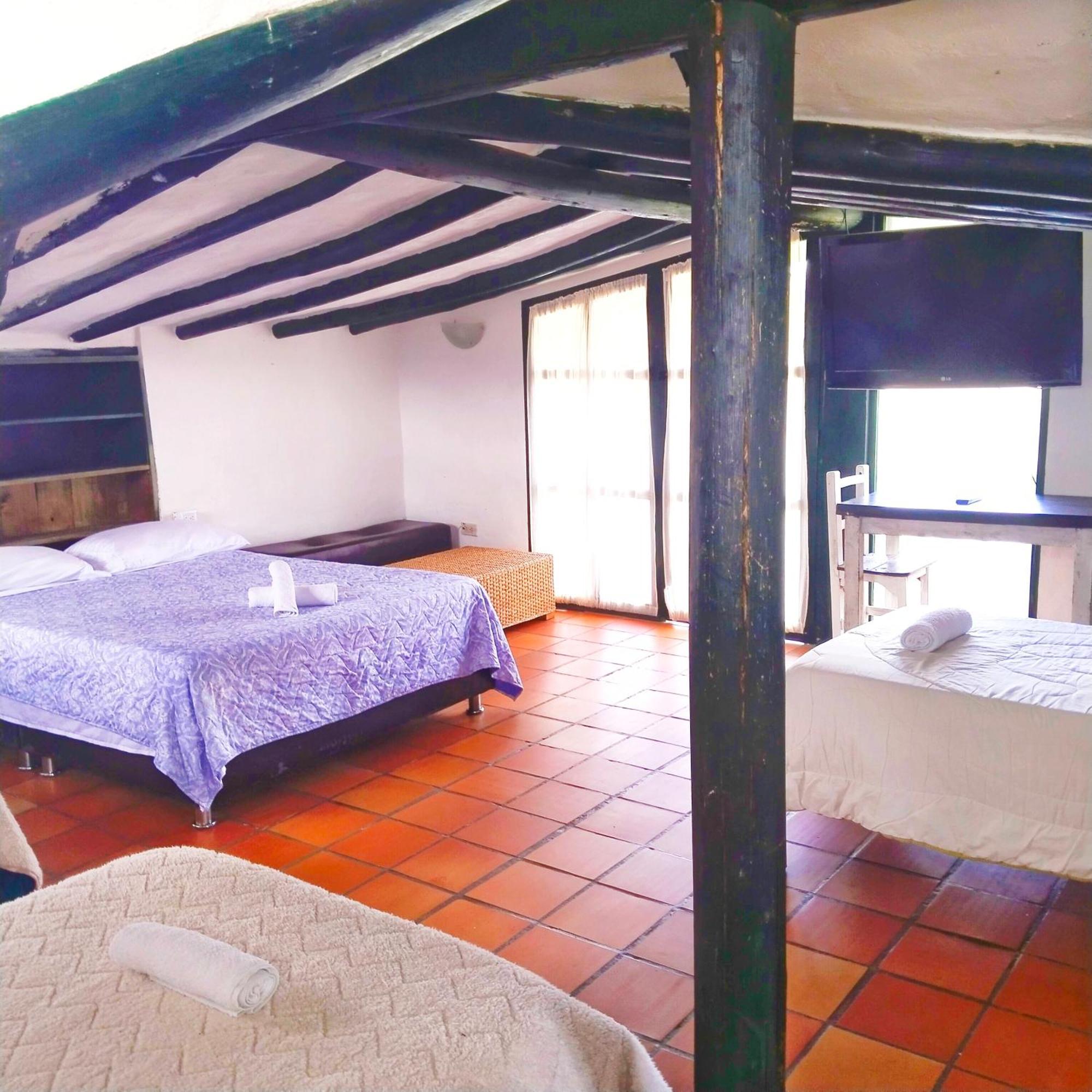 Hostal Balcon De Anita Rancho Tranquera Villa de Leyva Dış mekan fotoğraf